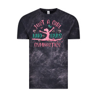 Cloud Black just a girl who loves gymnastics Vintage Tee - MaliasSmallBusiness