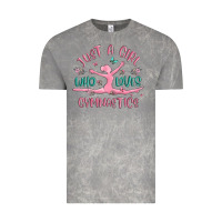 Cloud Rock just a girl who loves gymnastics Vintage Tee - MaliasSmallBusiness