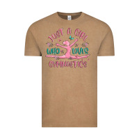Vintage Coffee just a girl who loves gymnastics Vintage Tee - MaliasSmallBusiness