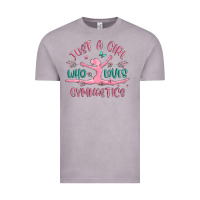Vintage Zinc just a girl who loves gymnastics Vintage Tee - MaliasSmallBusiness