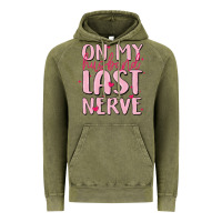 Vintage Olive on my husband last nerve Vintage Hoodie - MaliasSmallBusiness