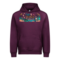 Mauve Wine coffe teach repeat libbey glass Urban Hoodie - BundleAndBundleShop