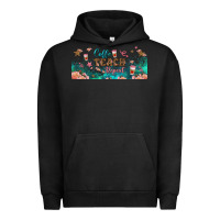 Pigment Black coffe teach repeat libbey glass Urban Hoodie - BundleAndBundleShop