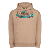 Pigment Burro coffe teach repeat libbey glass Urban Hoodie - BundleAndBundleShop