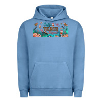 Pigment Pebble Blue coffe teach repeat libbey glass Urban Hoodie - BundleAndBundleShop