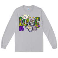 Moon Dust Mardi Gras Love Nurse Long Sleeve Tee - BundleAndBundleShop