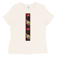Bone Halloween Key Fob Ladies Tee - BundleAndBundleShop