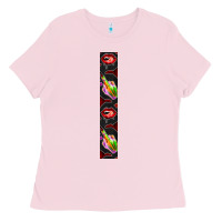 Bubblegum Pink Halloween Key Fob Ladies Tee - BundleAndBundleShop
