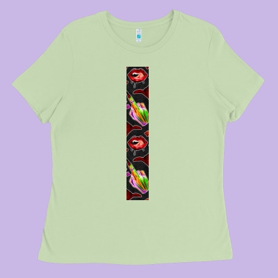 Halloween Key Fob Ladies Tee Designed By Bundleandbundleshop