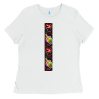 White Halloween Key Fob Ladies Tee - BundleAndBundleShop