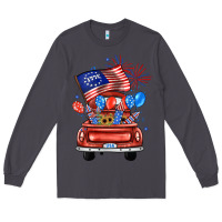 Smoke farm truck,america flag Long Sleeve Tee - JahusDesignShop