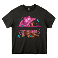 Asphalt pink cowgirl hat and roses Heavy Core Tee - AdoDesignShop
