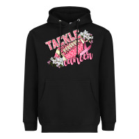 Black tackle cancer Heavyweight Hoodie - CowGirlArtShop