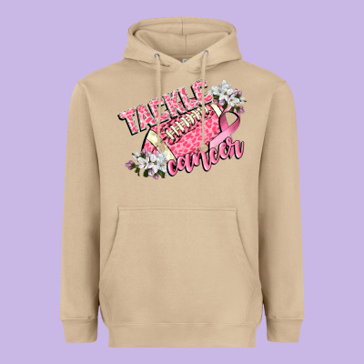 Tackle Cancer Heavyweight Hoodie Designed By Cowgirlartshop