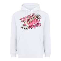 White tackle cancer Heavyweight Hoodie - CowGirlArtShop