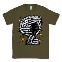 Army Green black woman quotes Classic Tee - MaliasSmallBusiness