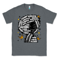 Charcoal Heather black woman quotes Classic Tee - MaliasSmallBusiness