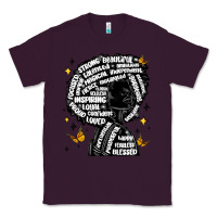 Plum black woman quotes Classic Tee - MaliasSmallBusiness