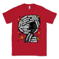 Red black woman quotes Classic Tee - MaliasSmallBusiness