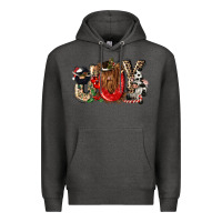Charcoal Heather joy Premium Hoodie - CowGirlArtShop