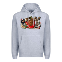 Heather Grey joy Premium Hoodie - CowGirlArtShop
