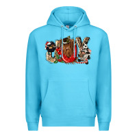 Ocean Blue joy Premium Hoodie - CowGirlArtShop