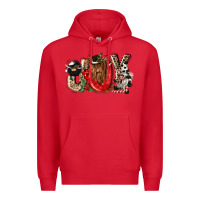 Red joy Premium Hoodie - CowGirlArtShop