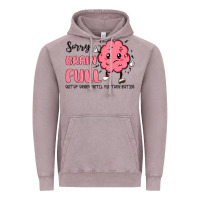 Vintage Zinc sorry brain full Vintage Hoodie - MaliasSmallBusiness