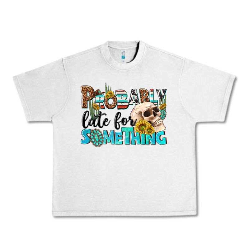 Probably Late For Something Urban Heavy Tee by NancyCooperArtShop | Teevron