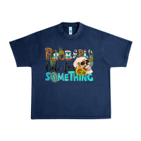 Navy probably late for something Urban Heavy Tee - NancyCooperArtShop