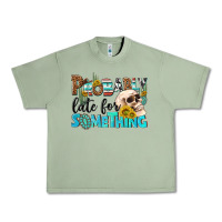 Oil Green probably late for something Urban Heavy Tee - NancyCooperArtShop