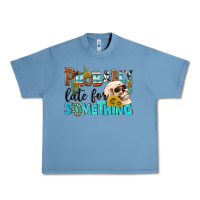 Pebble Blue probably late for something Urban Heavy Tee - NancyCooperArtShop