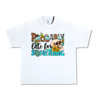 White probably late for something Urban Heavy Tee - NancyCooperArtShop