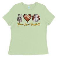 Matcha peace love baseball Ladies Tee - RanaPortraitStore