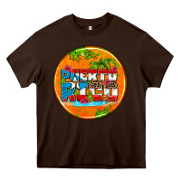 Chocolate Brown puerto rico coasters Heavy Core Tee - AdoDesignShop