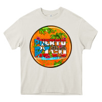 Cream puerto rico coasters Heavy Core Tee - AdoDesignShop