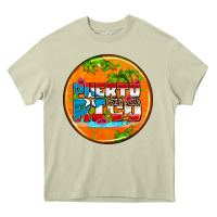 Mossy puerto rico coasters Heavy Core Tee - AdoDesignShop