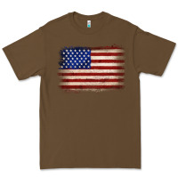 Cacao American flag Premium Tee - JahusDesignShop