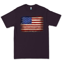 Plum American flag Premium Tee - JahusDesignShop
