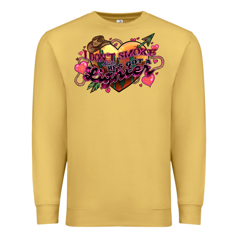 I Don't Smoke But He's Got A Lighter Premium Sweatshirt by HowdyJamesFarm | Teevron