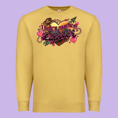 I Don't Smoke But He's Got A Lighter Premium Sweatshirt Designed By Howdyjamesfarm