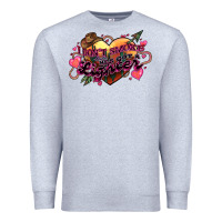 Heather Grey I don't smoke but he's got a lighter Premium Sweatshirt - HowdyJamesFarm