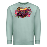 Seafoam I don't smoke but he's got a lighter Premium Sweatshirt - HowdyJamesFarm