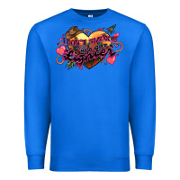True Royal I don't smoke but he's got a lighter Premium Sweatshirt - HowdyJamesFarm