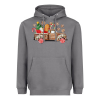 Storm christmas gingerbread truck Heavyweight Hoodie - CowGirlArtShop