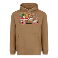 Toasted Coconut christmas gingerbread truck Heavyweight Hoodie - CowGirlArtShop