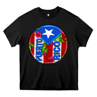 Black puerto rico coasters Heavy Core Tee - AdoDesignShop