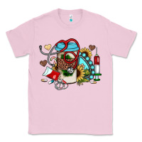 Bubblegum Pink Christmas sunflower gemstone nurse Classic Tee - JahusDesignShop