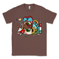 Chestnut Christmas sunflower gemstone nurse Classic Tee - JahusDesignShop