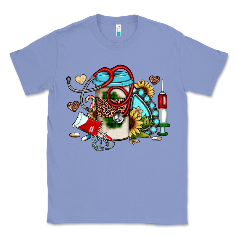 Christmas Sunflower Gemstone Nurse Classic Tee by JahusDesignShop | Teevron